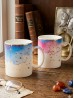 He & She Matching Porcelain Mug Set With Gift Box